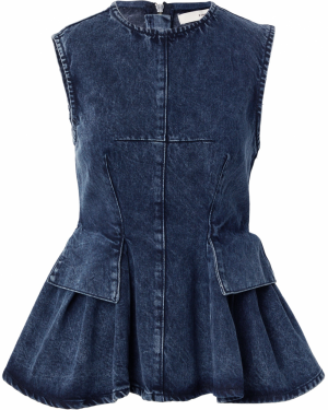 REMAIN Top  čierny denim