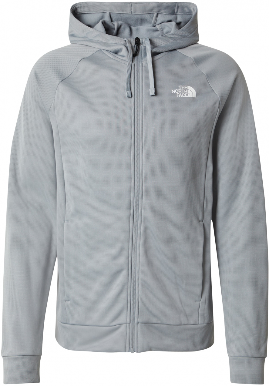 THE NORTH FACE Funkčná flisová bunda 'REAXION 2.0'  svetlosivá / biela