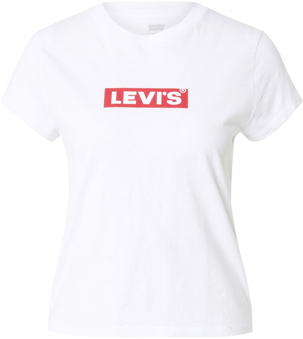 LEVI'S ® Tričko 'AUTHENTIC'  červená / biela