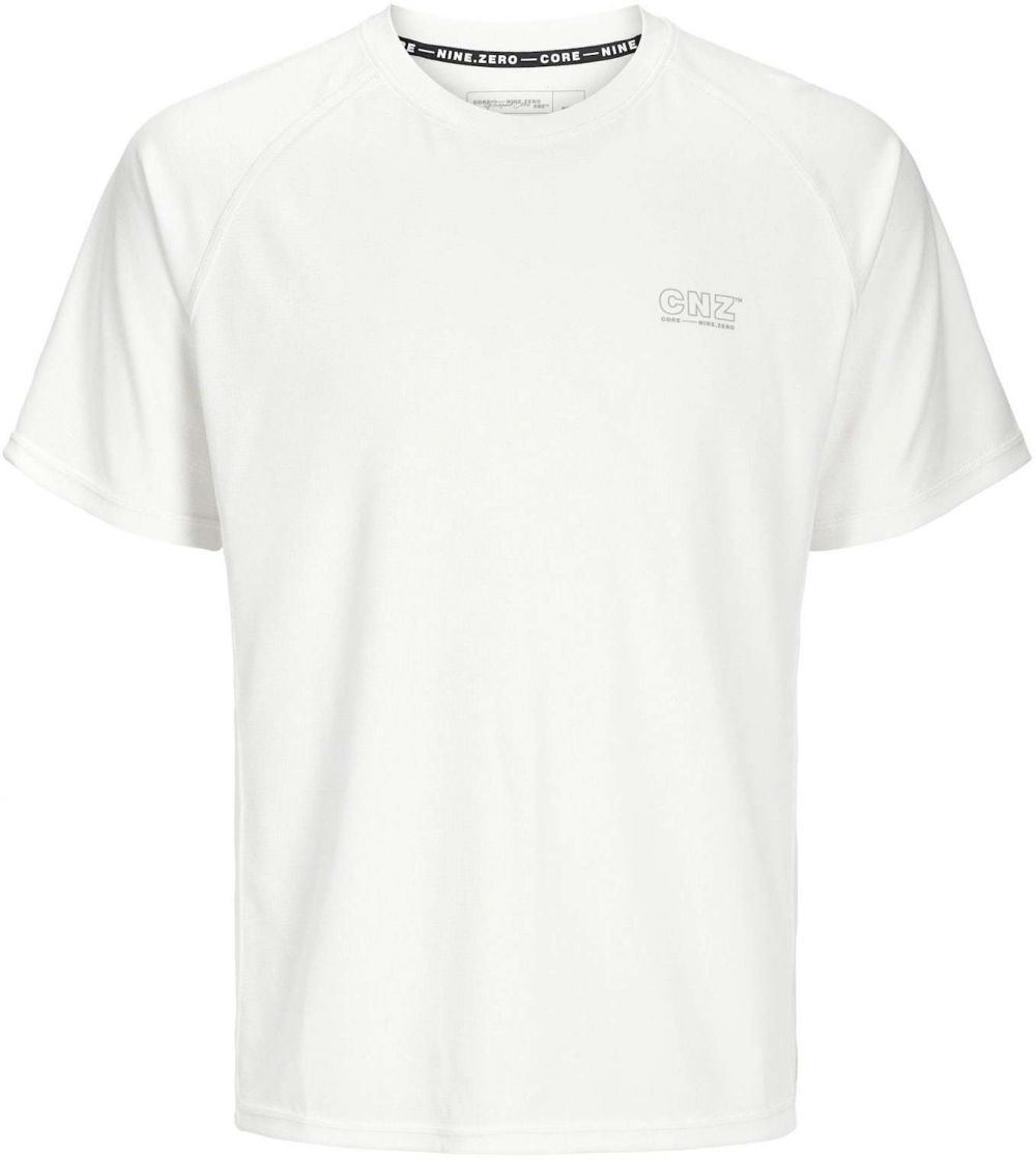 JACK & JONES Tričko 'JCOCNZ'  čierna / biela