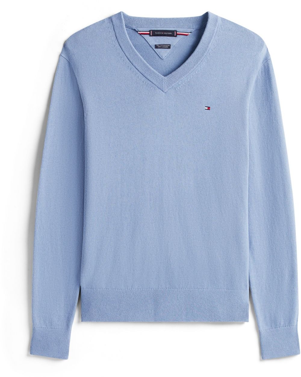TOMMY HILFIGER Sveter  námornícka modrá / tmavomodrá / červená / biela