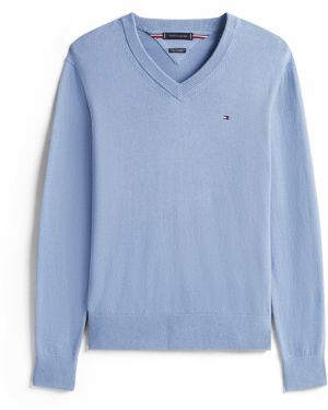 TOMMY HILFIGER Sveter  námornícka modrá / tmavomodrá / červená / biela