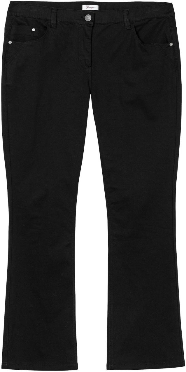 SHEEGO Džínsy 'Susanne'  čierny denim