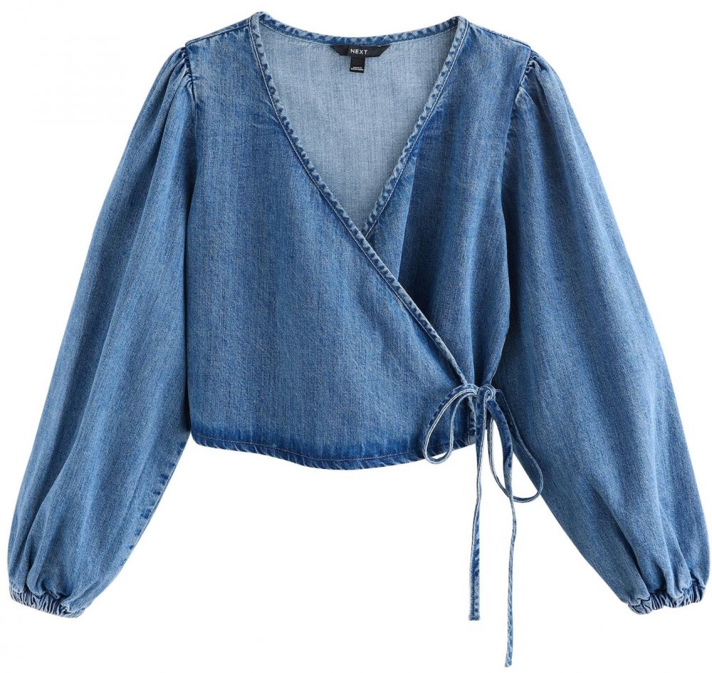 Next Blúzka  modrá denim