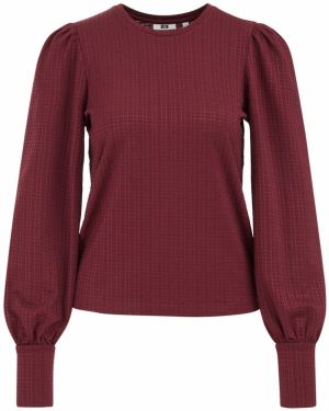 WE Fashion Blúzka  vínovo červená