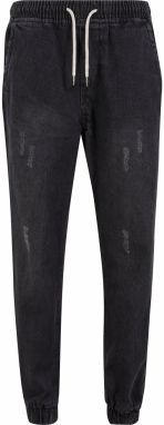Urban Classics Džínsy  čierny denim