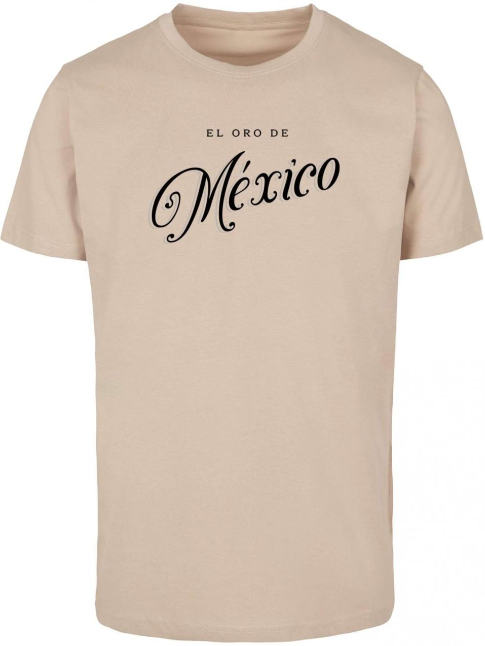Mister Tee Tričko 'Mexico Salt Sip Lime'  béžová / zmiešané farby