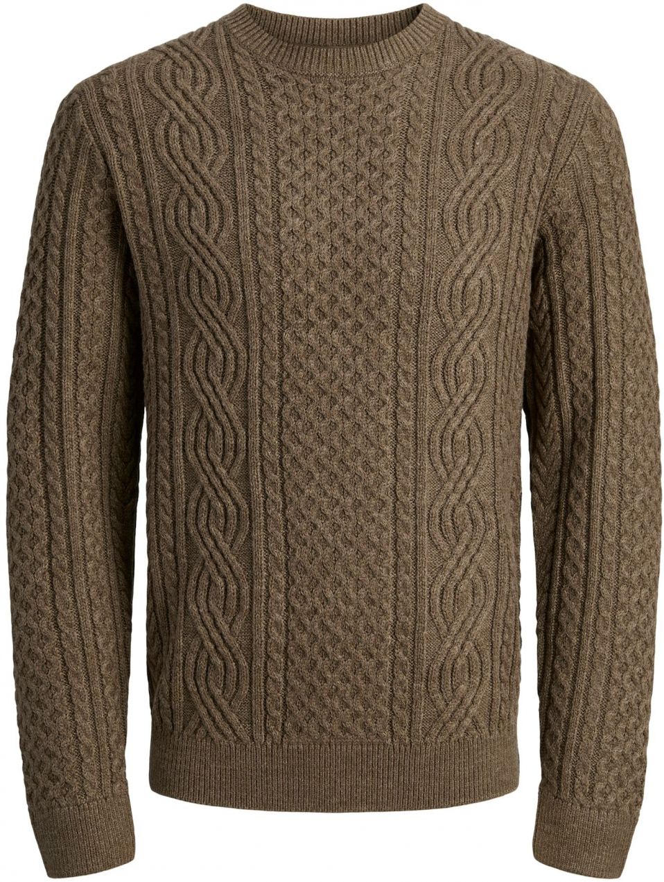 JACK & JONES Sveter 'JPRBLUSEAN'  hnedá
