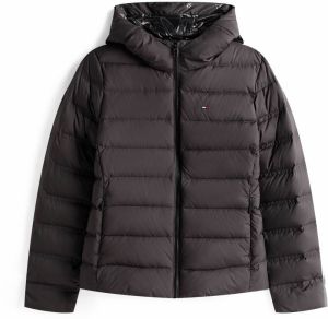 Tommy Jeans Zimná bunda  čierna