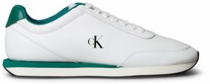 Calvin Klein Jeans Nízke tenisky 'ESS'  zelená / biela