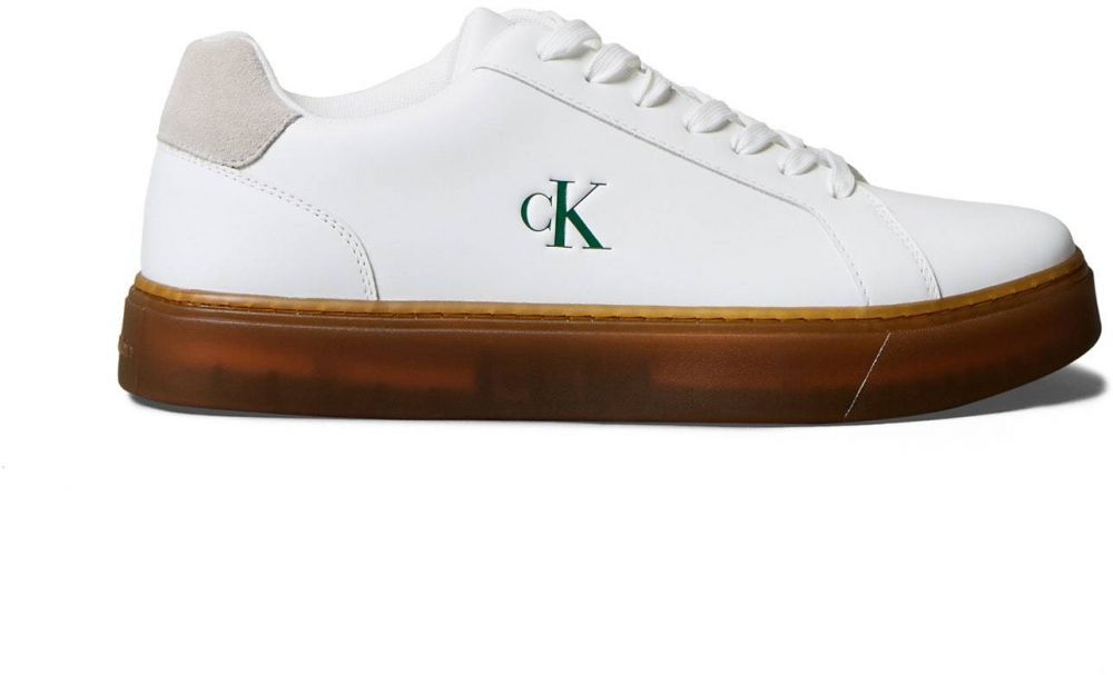 Calvin Klein Jeans Nízke tenisky 'CLASSIC'  sivá / biela