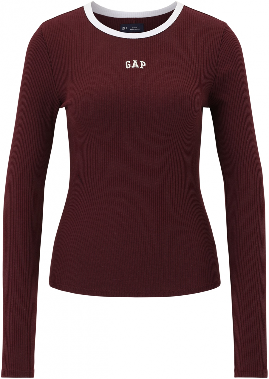 Gap Tall Tričko  burgundská / biela