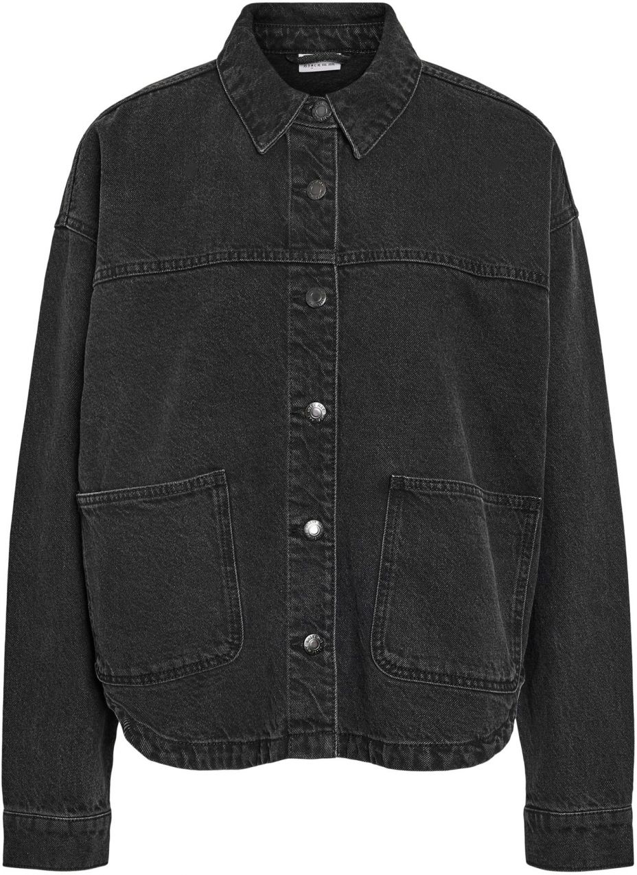Noisy may Prechodná bunda 'NMKETTIE'  čierny denim
