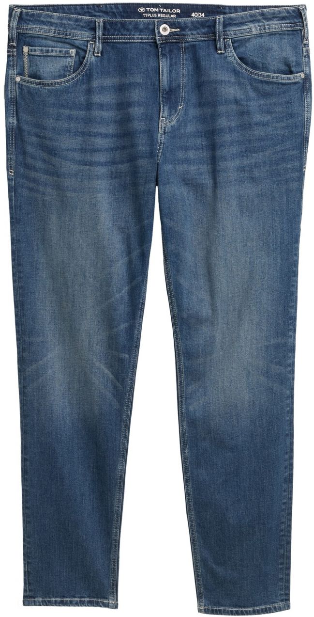 TOM TAILOR Men + Džínsy  modrá denim