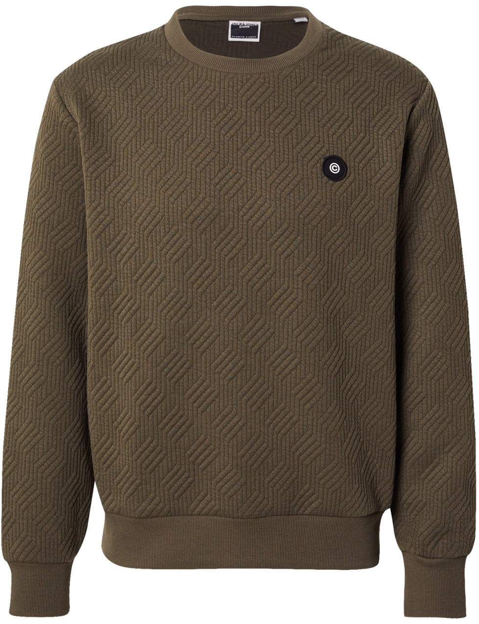 JACK & JONES Mikina 'JCOGEO'  olivová
