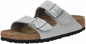 BIRKENSTOCK Šľapky 'Arizona'  strieborná