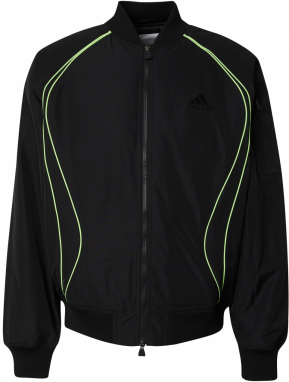 ADIDAS ORIGINALS Prechodná bunda 'TEAMGEIST'  svetlozelená / čierna