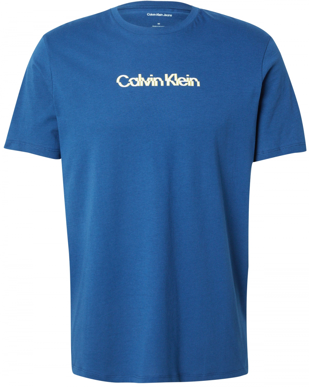 Calvin Klein Jeans Tričko  modrá / žltá / biela
