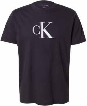 Calvin Klein Jeans Tričko  striebornosivá / čierna / biela