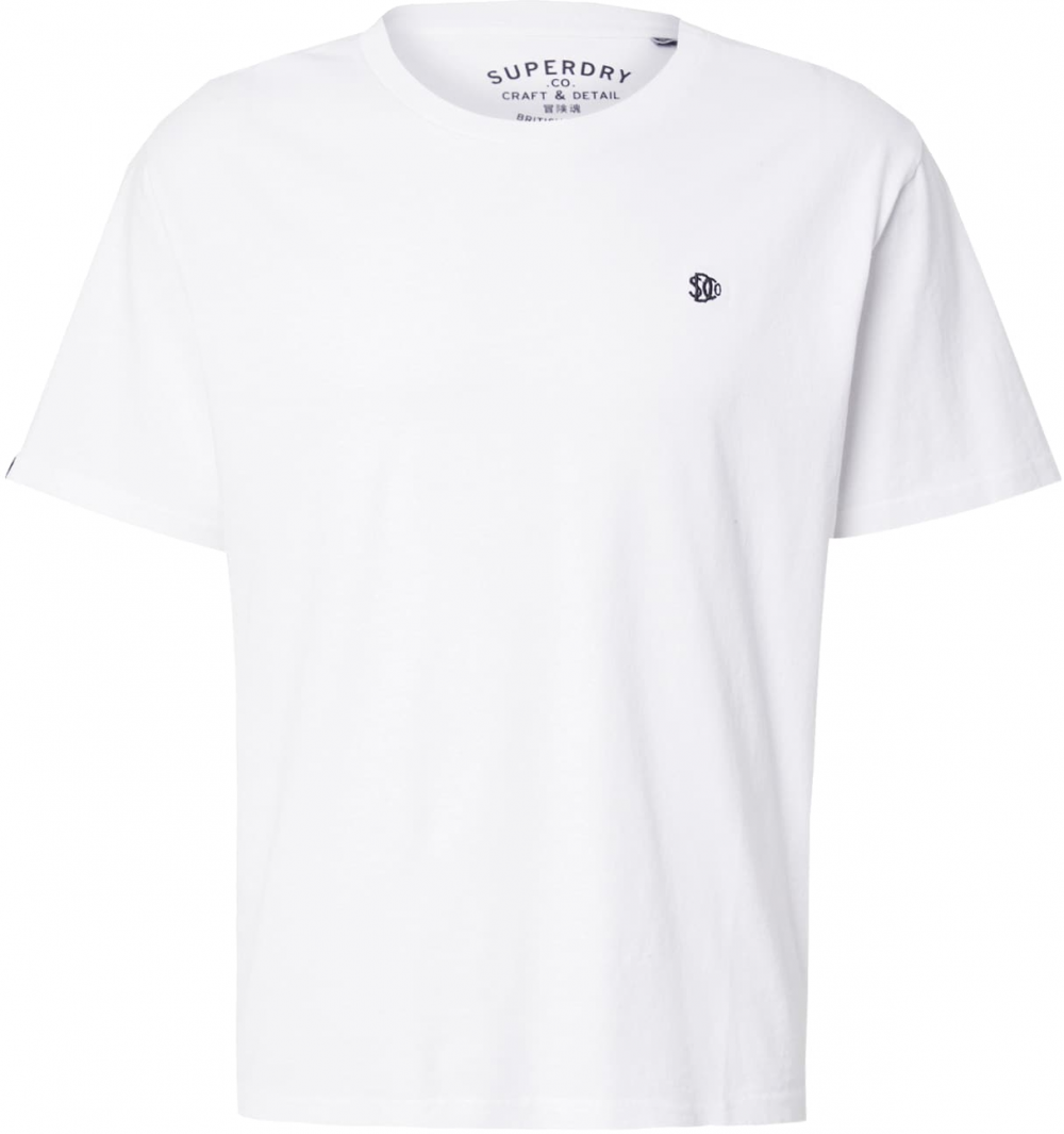 Superdry Tričko 'ESSENTIALS'  biela