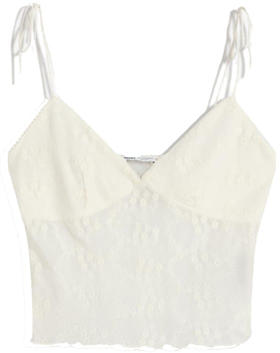 Bershka Top  nebielená