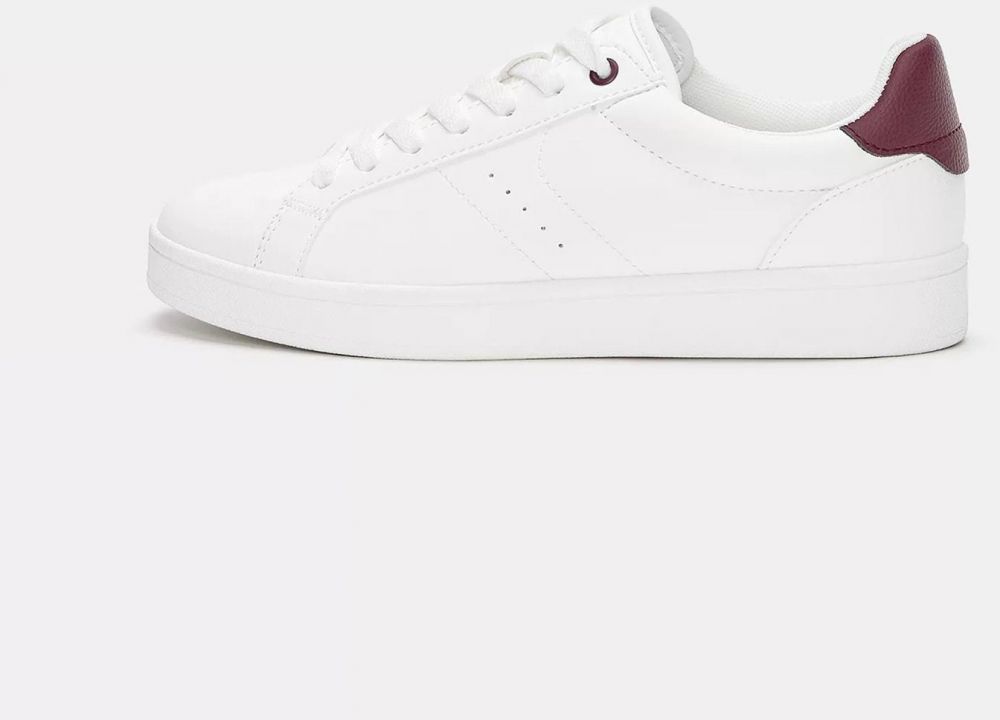 Pull&Bear Nízke tenisky  čokoládová / biela