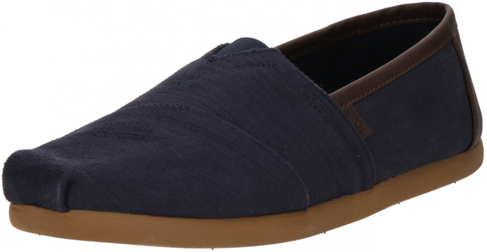 TOMS Espadrilky  námornícka modrá / tmavohnedá