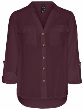 VERO MODA Blúzka 'VMBUMPY'  vínovo červená