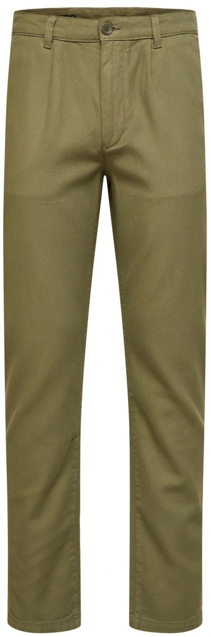 SELECTED Chino nohavice 'Jax'  olivová
