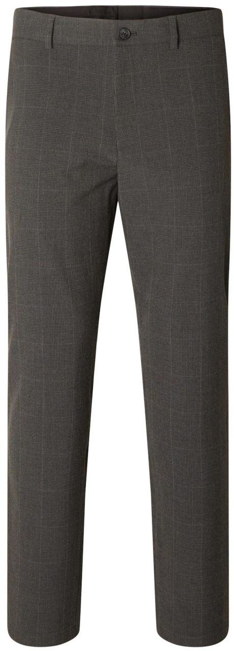 SELECTED Chino nohavice 'SLHRobert'  tmavosivá / biela