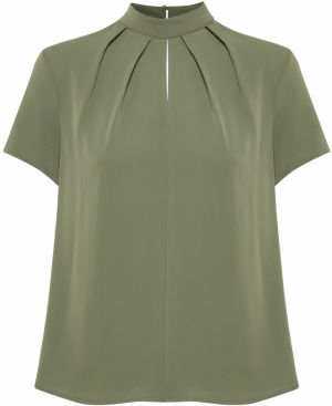 Willa Blúzka 'ALEXANDRA TUCK NECK TOP'  zelená