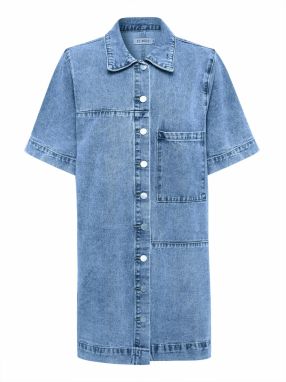 St MRLO Košeľové šaty 'DENIM SHIRT DRESS'  modrá