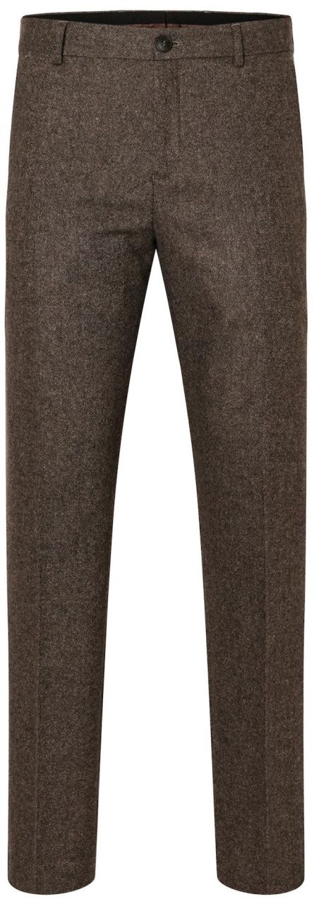 SELECTED Chino nohavice  čokoládová