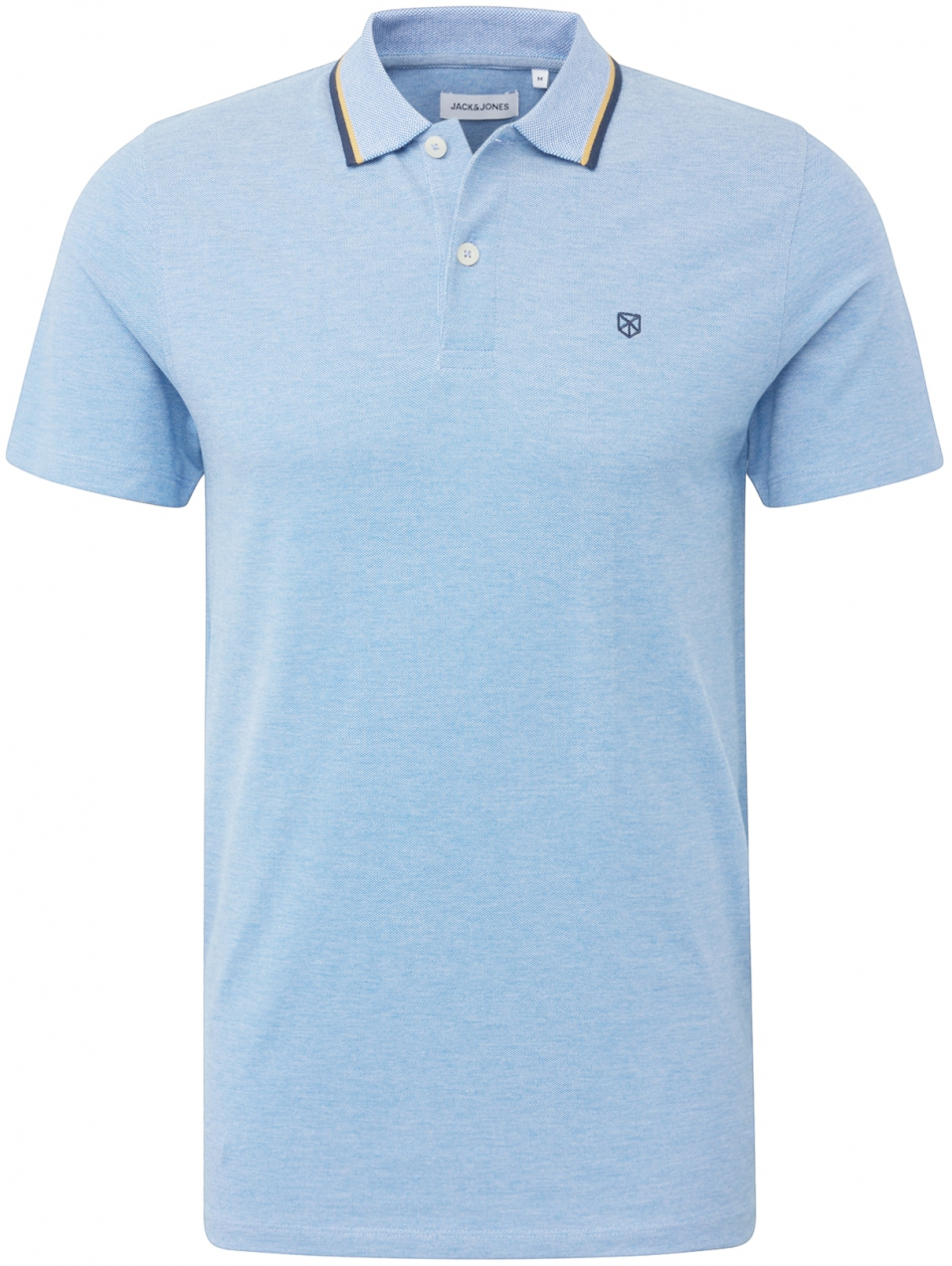 JACK & JONES Tričko 'JWHPAULOS'  námornícka modrá / modrá denim / medová