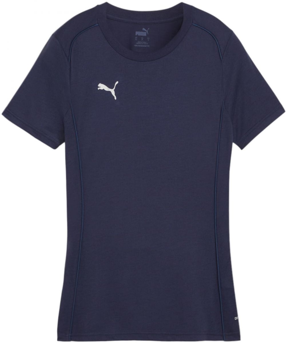 PUMA Funkčné tričko 'Team Final'  tmavomodrá / biela