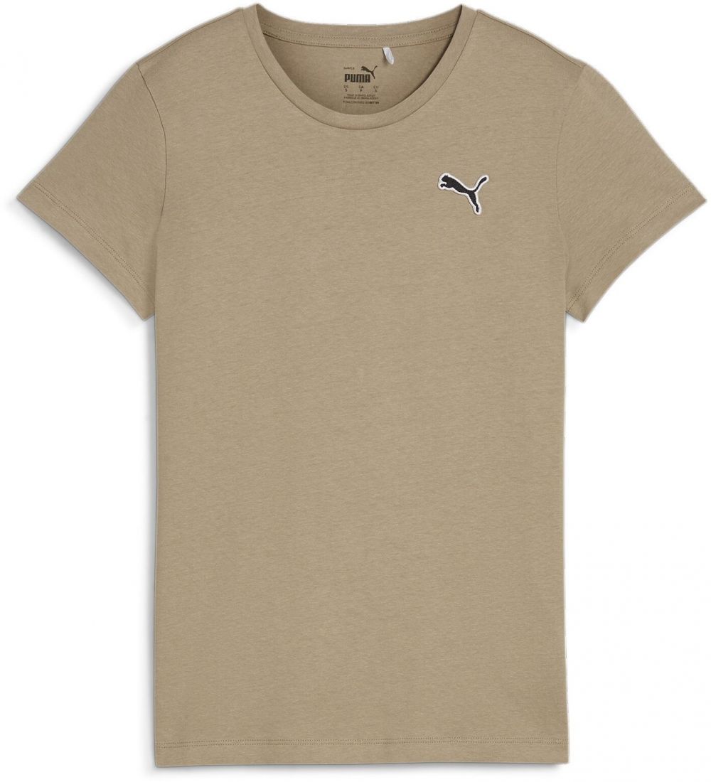 PUMA Funkčné tričko 'Better Essentials'  farba ťavej srsti / čierna / biela
