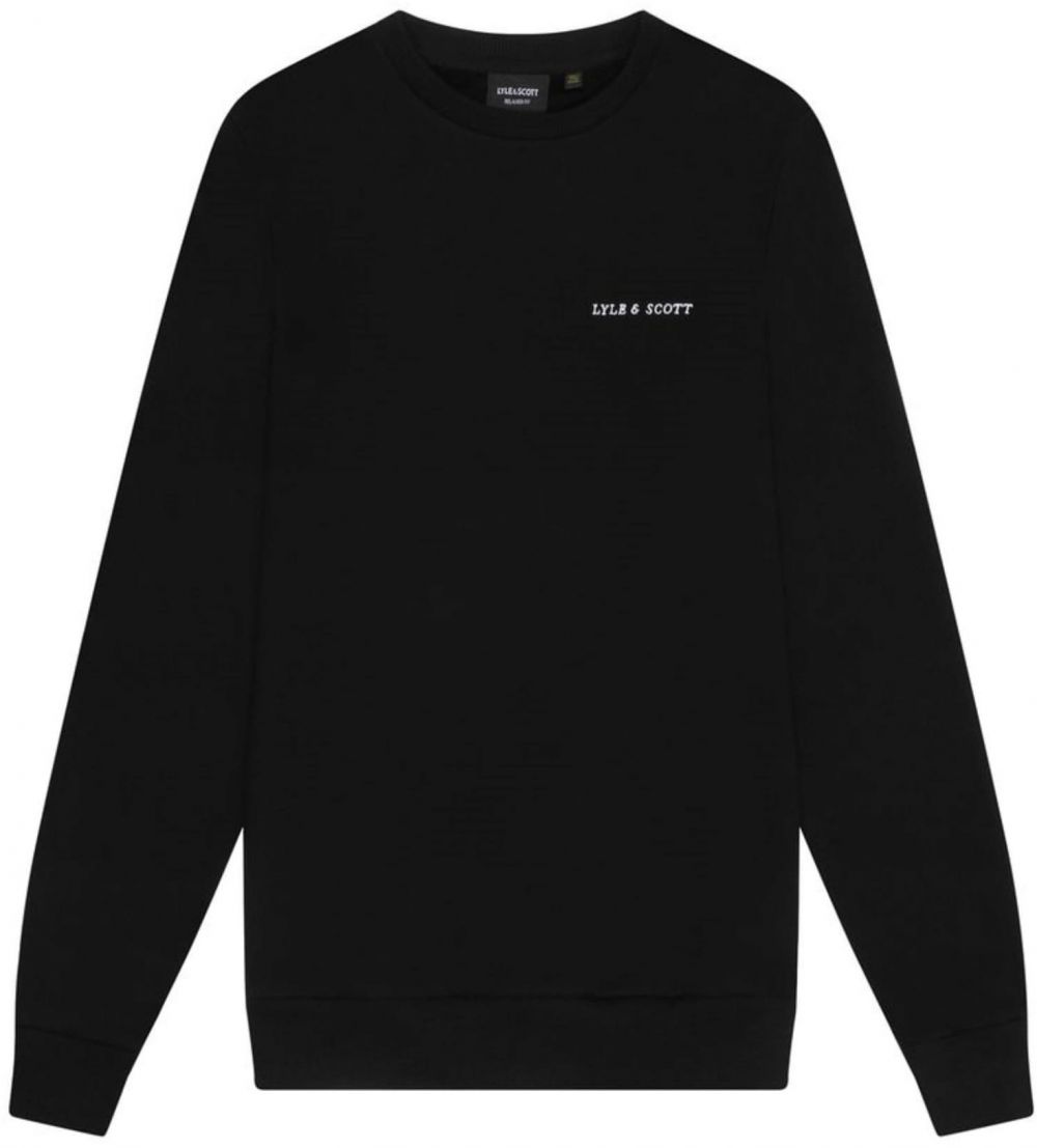 Lyle & Scott Mikina  čierna / biela