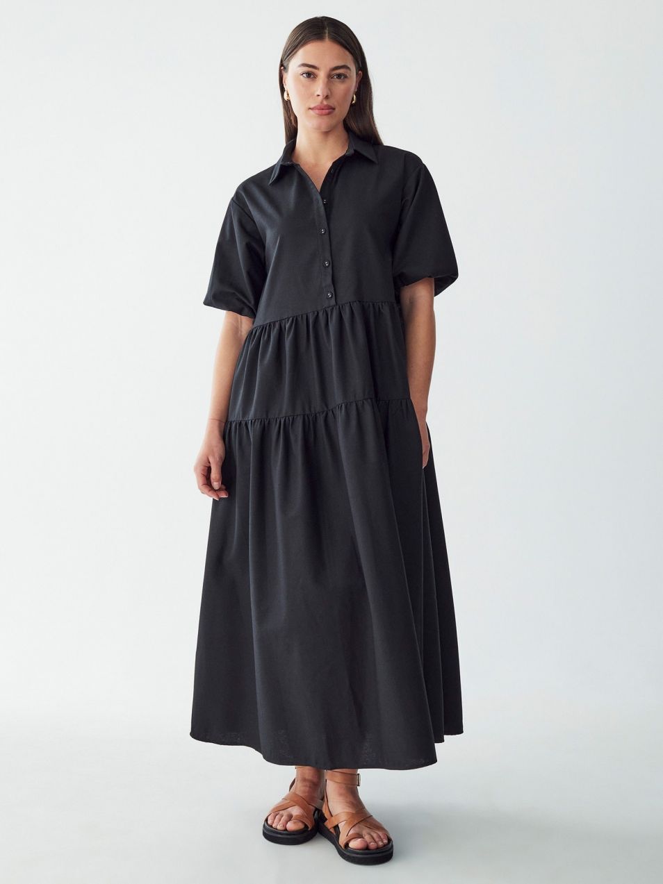 Willa Šaty 'ALIDA MIDI DRESS'  čierna