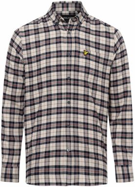 Lyle & Scott Košeľa  béžová / námornícka modrá / burgundská