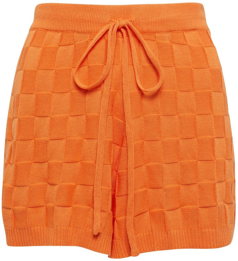 Sável Nohavice 'COLBY KNIT SHORTS'  oranžová