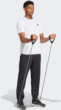 ADIDAS PERFORMANCE Športové nohavice  čierna / biela
