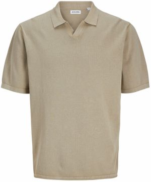 JACK & JONES Sveter 'JJELEO'  tmavobéžová