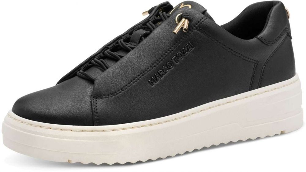 MARCO TOZZI Slip-on obuv  čierna
