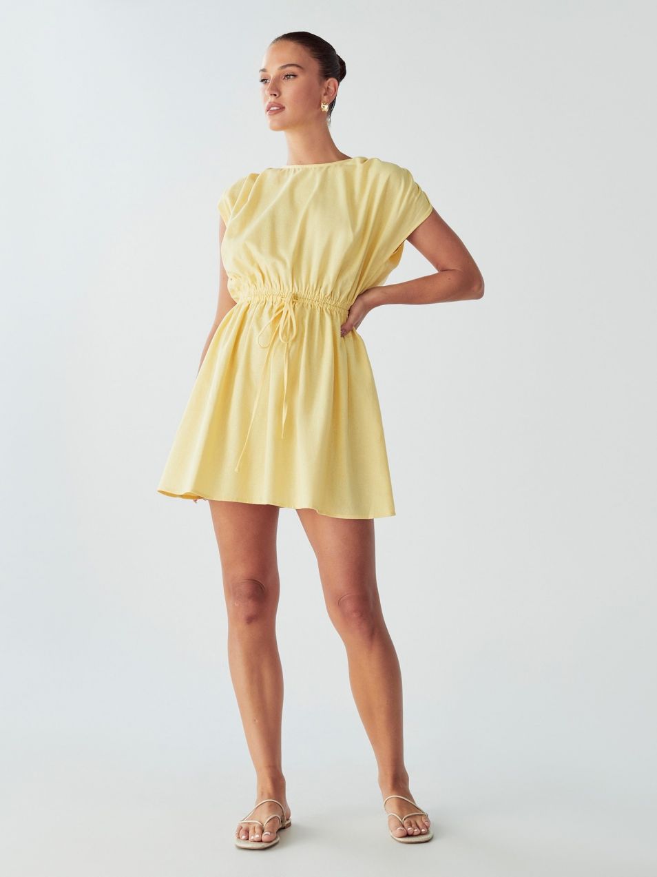 Willa Šaty 'CHAR TUCKED DRESS'  žltá