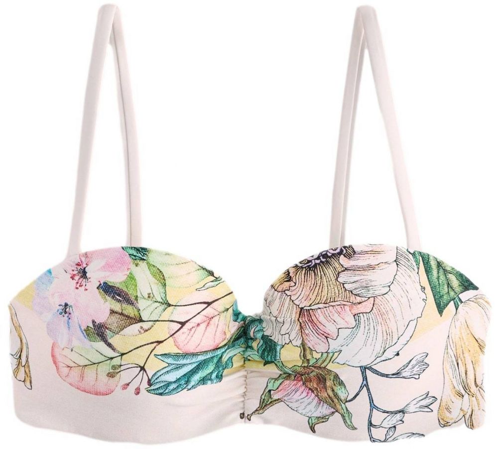 Next Bikinový top  žltá / pastelovo žltá / zelená / ružová