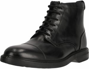 CLARKS Šnurovacie čižmy 'Aldwin Cap'  čierna