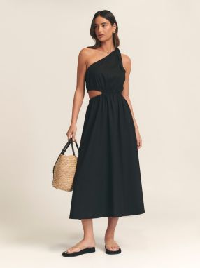 St MRLO Šaty 'AMILE MIDI DRESS'  čierna