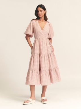 St MRLO Šaty 'CHARMED DRESS'  svetloružová / biela