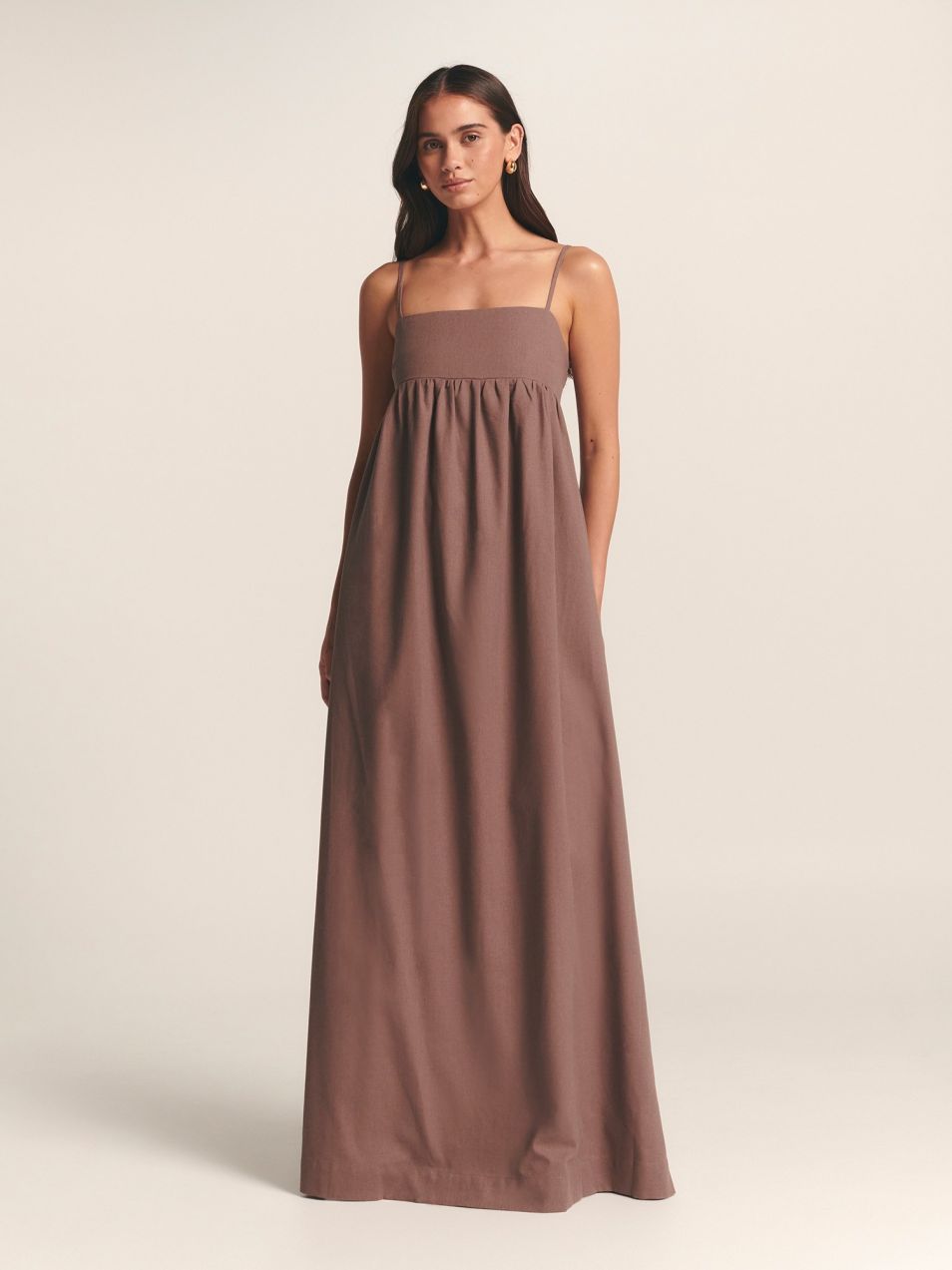 St MRLO Šaty 'ASTER MAXI DRESS'  hnedá