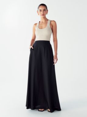 Willa Sukňa 'ISLA MAXI SKIRT'  čierna